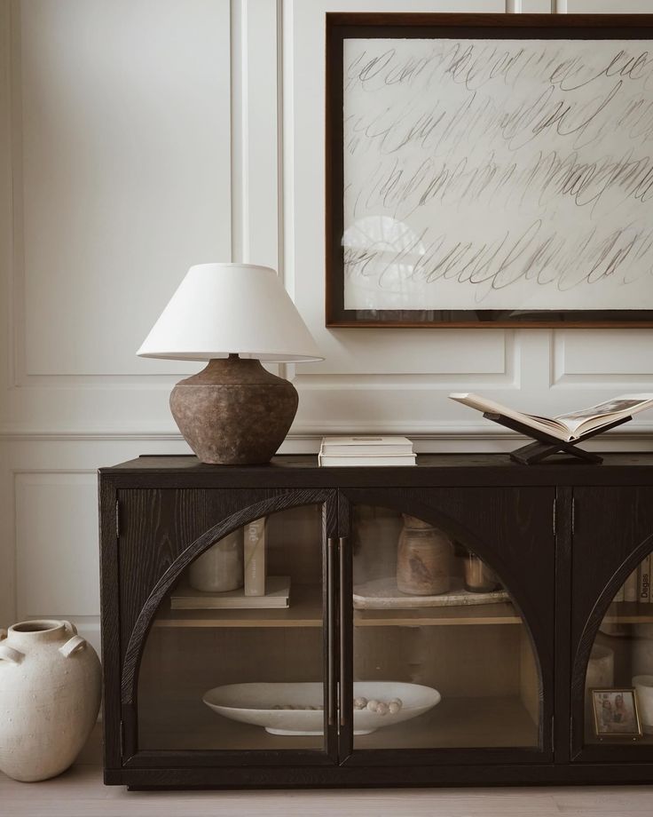 Mihrab Sideboard – Arched Glass Display Cabinet